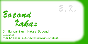 botond kakas business card